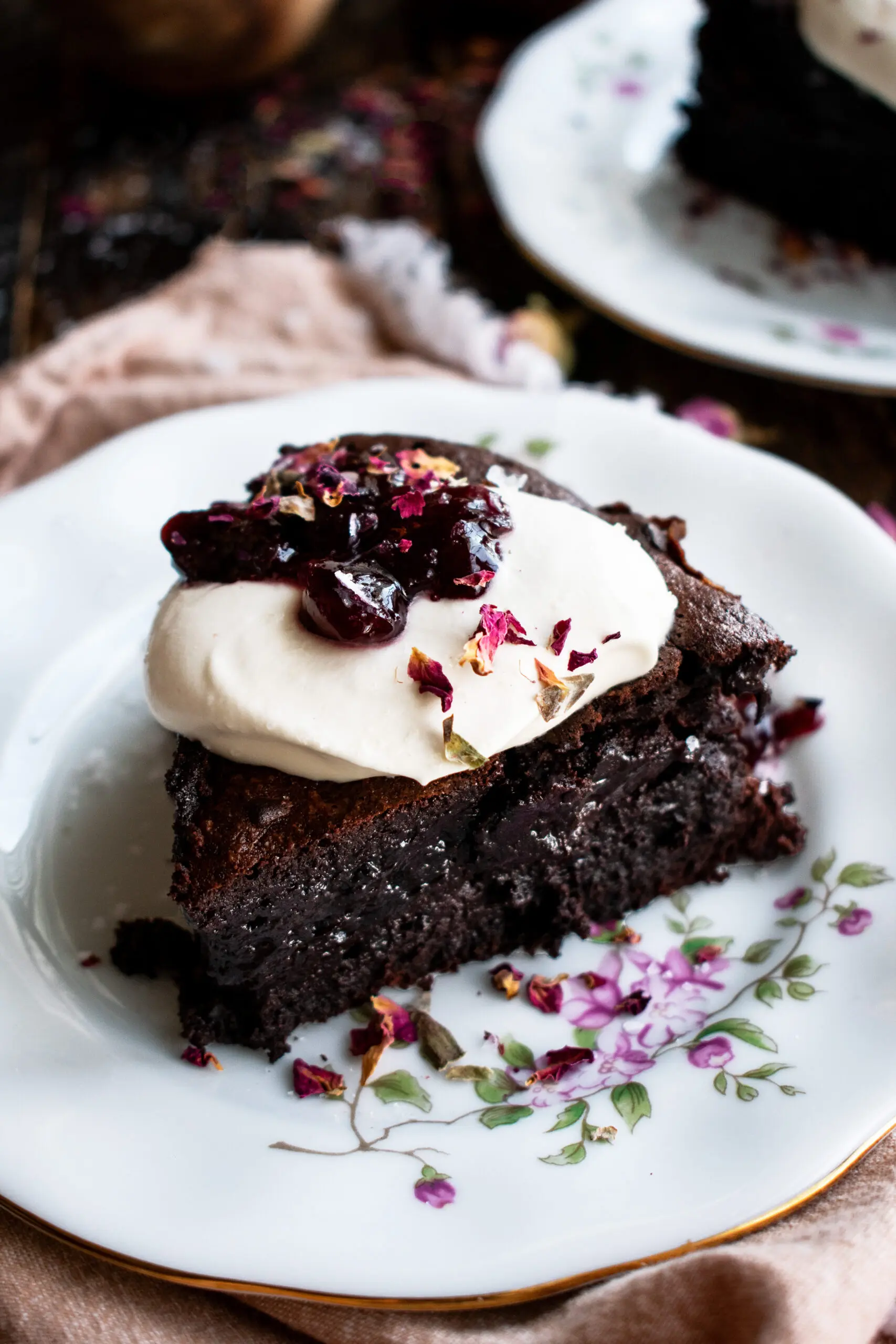 chocolate cherry cake - What kind of cherry is on cake