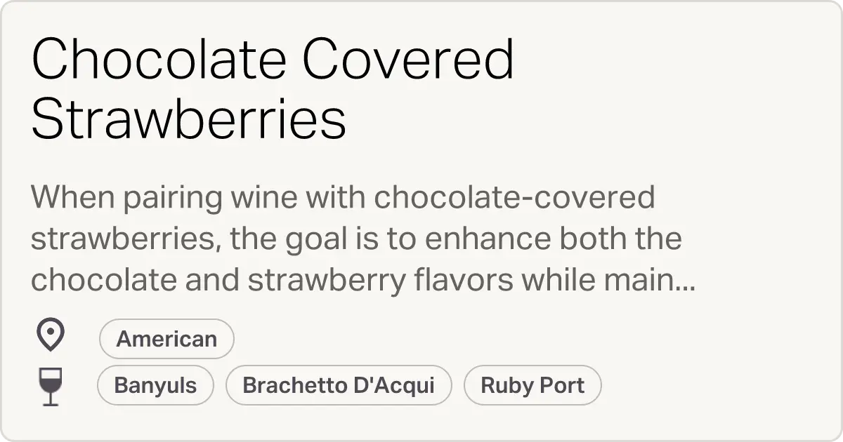 types of chocolate covered strawberries - What pairs well with chocolate-covered strawberries