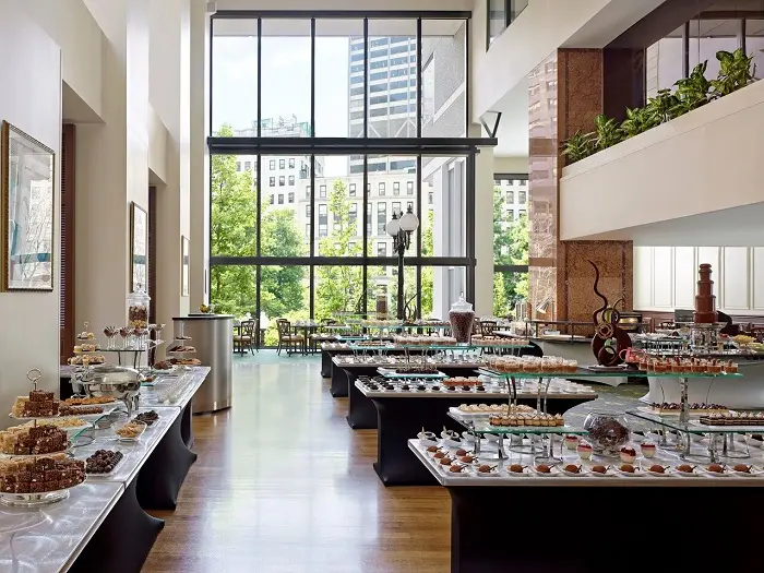 chocolate buffet boston - When was Langham, Boston built
